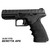 Hogue HandAll Beavertail Grip Sleeve for Full Size Glock - Gen 3 & 4 (Black) - 17030