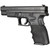 Hogue Handall Hybrid Springfield XD9 9MM 40S&W 357SIG Grip Sleeve (Black) - 17300