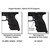 Hogue Handall Hybrid Springfield XD9 9MM 40S&W 357SIG Grip Sleeve (Black) - 17300