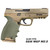 Hogue HandAll Beavertail Grip Sleeve Full Size Sig Sauer P320 (OD Green) - 17601