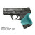 Hogue HandAll Beavertail Grip Sleeve Glock 42/43 (Aqua) - 18204