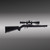 Hogue Ruger 10/22 Hard Nylon Stock with 0.920 Diameter Barrel Channel (Black) - 22110