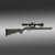 Hogue Ruger 10/22 Rubber OverMolded Stock with .920" Diameter Barrel (OD Green) - 22210