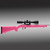 Hogue Ruger 10/22 Rubber OverMolded Stock with Standard Barrel Channel (Pink) - 22700