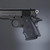 Hogue Rubber Grip with Finger Grooves for Para Ordnance P-10 (Black) - 23000