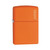 Zippo Windproof Lighter Orange Matte w/Zippo Logo - 231ZL