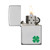 Zippo Windproof Lighter A Bit O' Luck Clover High Polish Chrome - 24007