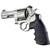 Hogue Round Butt Rubber Conversion Style Grips for S&W N-Frame Revolvers (Black) - 25002