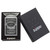 Zippo Windproof Lighter Jack Daniel's Label-Pewter Emblem High Polish Chrome - 250JD.427