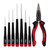 Wiha Precision Slotted Phillips Screwdrivers and Pliers Set (8 Piece Set) - 26190