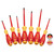 Wiha Insulated SoftFinish Screwdriver Set (7 Piece Set) - 32097