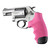 Hogue S&W J-Frame Revolver Rubber Monogrip with Finger Grooves (Pink) - 60007