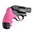 Hogue S&W J-Frame Revolver OverMolded Rubber "Tamer" Grip with Finger Grooves (Pink) - 60027