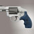 Hogue S&W J-Frame Bantam Piranha Grip G10 - G-Mascus (Blue Lava) - 61638
