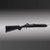Hogue Ruger Mini-14/Mini-30 OverMolded Rubber Rifle Stock (Black) - 78000