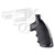 Hogue Ruger Speed-Six Revolvers Rubber MonoGrip with Finger Grooves (Black) - 88000