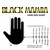 Black Mamba Black Powder Free Textured Nitrile Gloves (Medium) 100 per Box - BLK-100