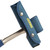 Estwing 24 oz. Bricklayer / Masons Smooth Face Hammer - Blue Shock Reduction Grip - E3-24BLC
