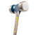 Estwing 40 oz. Smooth Face Lineman's Hammer with Blue Shock Reduction Grip - E3-40L