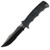 SOG SEAL Pup Elite - Fixed Serrated Blade - Kydex Sheath - Black TiNi Partially Serrated Knife - E37T-K