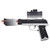 Game Face Single Shot Spring Power Airsoft Pistol with Tactical Casing with Red Dot - GFM39PG