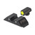 Night Fision Tritium Night Sights for Glock 17/19/34/43/48 - Yellow Front Ring/U Notch Black Rear Ri - GLK001007YGZG