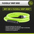 Flexzilla Whip Hose with Ball Swivel 3/8" x 6' - HFZ3806YW2B