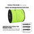 Flexzilla Pro Heavy Duty Lightweight Bulk Air Hose 3/8" x 250² on Plastic Spool - HFZ38250YW