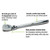 Williams 3/8" Drive Sealed Narrow Flex-Head Ratchet 36 Teeth - JHWB-52EHFB