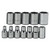 Williams Metric 1/4" Drive Shallow SUPERTORQUE Socket Set 6 Point (12 Piece) - JHWMSM-12HRC