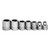 Williams 3/8" Drive Shallow SAE Socket Set 8-Point (7 Piece) - JHWWSBD-7RC