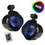 Power Acoustik Marine 6.5" 2-Way Wakeboard Speakers with RGB LED Illumination - Black (Pair) - MWT-65BL