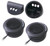 POWER ACOUSTIK 1" TWEETERS (Sold in pairs) NIOBIUM 200WATTS; 3-WAY MOUNTING - NB-2