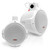 Pyle Marine 8 2-Way Wakeboard Speaker (White) - Pair - PLMRW85