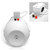 Pyle Marine 8 2-Way Wakeboard Speaker (White) - Pair - PLMRW85