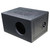 Qpower Single 6.5" Enclosure Vented QBOMB with Spray liner - QBOMB65VLSINGLE