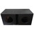 Qpower QBOMB Dual 8" Slot Ported Empty Enclosure - QBOMB8V