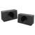 Qpower QBOMB Single 10" Empty Woofer Box. Mounts behind seat. Sold in pairs - QBTRUCK110