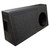 Qpower Single 10" Truck Ported SPL Empty Woofer Box with Bed Liner Spray - QBTRUCK110V