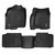 Smartliner Floor Liners Front/2nd Row 2001 - 2007 Silverado/Sierra Ext Extended Cab (Black) - SA0178/B0179