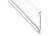 AP Products - Flat Trim W/ Insert Polar White 8 Ft - 021-54601-8