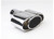 Different Trends - Triple Oval Round Ss Exhaust Tip 2.50in Id / 7.75inx3.25in Od - DT-25100