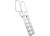 Extreme Max - Deluxe Flip Up Dock Ladder 6step Welded Steps - 3005.3919
