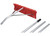 Extreme Max - Poly Roof Rake 21ft Reach With 23in Blade - 5600.3288