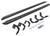 Go Rhino - 15c Ram 1500 Quad Cab(19c Classic)80in Rb10 Slim Line Running Boards Txt Powder Coat Complete Set - 63429980SPC