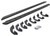 Go Rhino - 0721 Tundra Crew Max87in Rb10 Slim Line Running Boards Complete Set - 63441687SPC