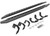 Go Rhino - 19c Ram 1500 Crew Cab 87in Rb20 Slim Line Running Boards Complete Set - 69430687ST