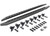Go Rhino - 20c Gladiator 87in Rb20 Slim Line Running Boards Complete Set - 69451687ST