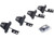 Go Rhino - 0718 Wrangler Jk Brackets For Vseries V3 & Rb Slim Running Boards - 6949266