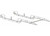 Holman - The Pro Rack Side Channel Kit  Forklift Loadable Long Bed Extended Cab White - 12203W